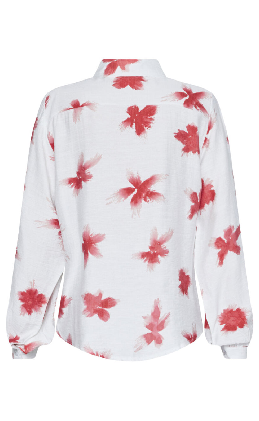 Sisters Point Skjorte - Gada-SH57 - Cream/Red