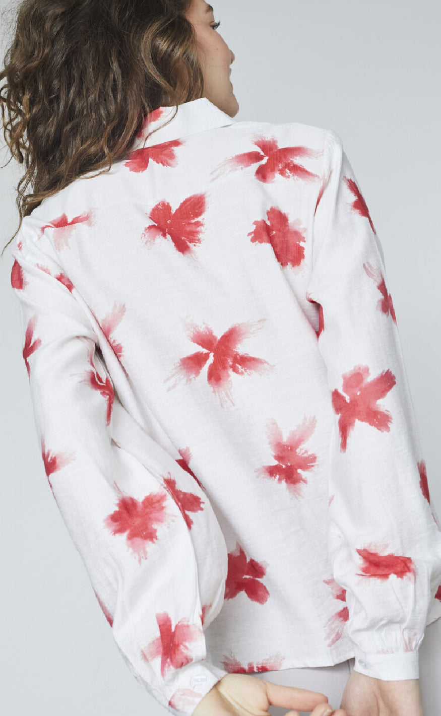 Sisters Point Skjorte - Gada-SH57 - Cream/Red
