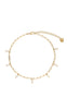 Smykkeli Copenhagen Ankelkæde - Small Pearl - Gold Colour