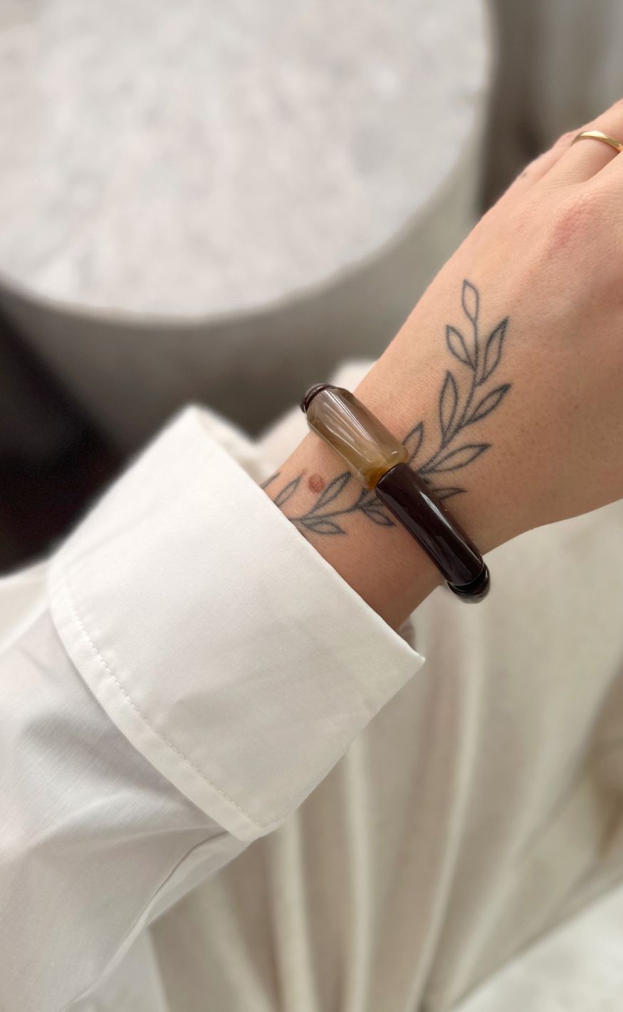 Smykkeli Copenhagen Armbånd - Power - Brown