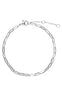 Smykkeli Copenhagen Armbånd - Santiago - Silver Colour