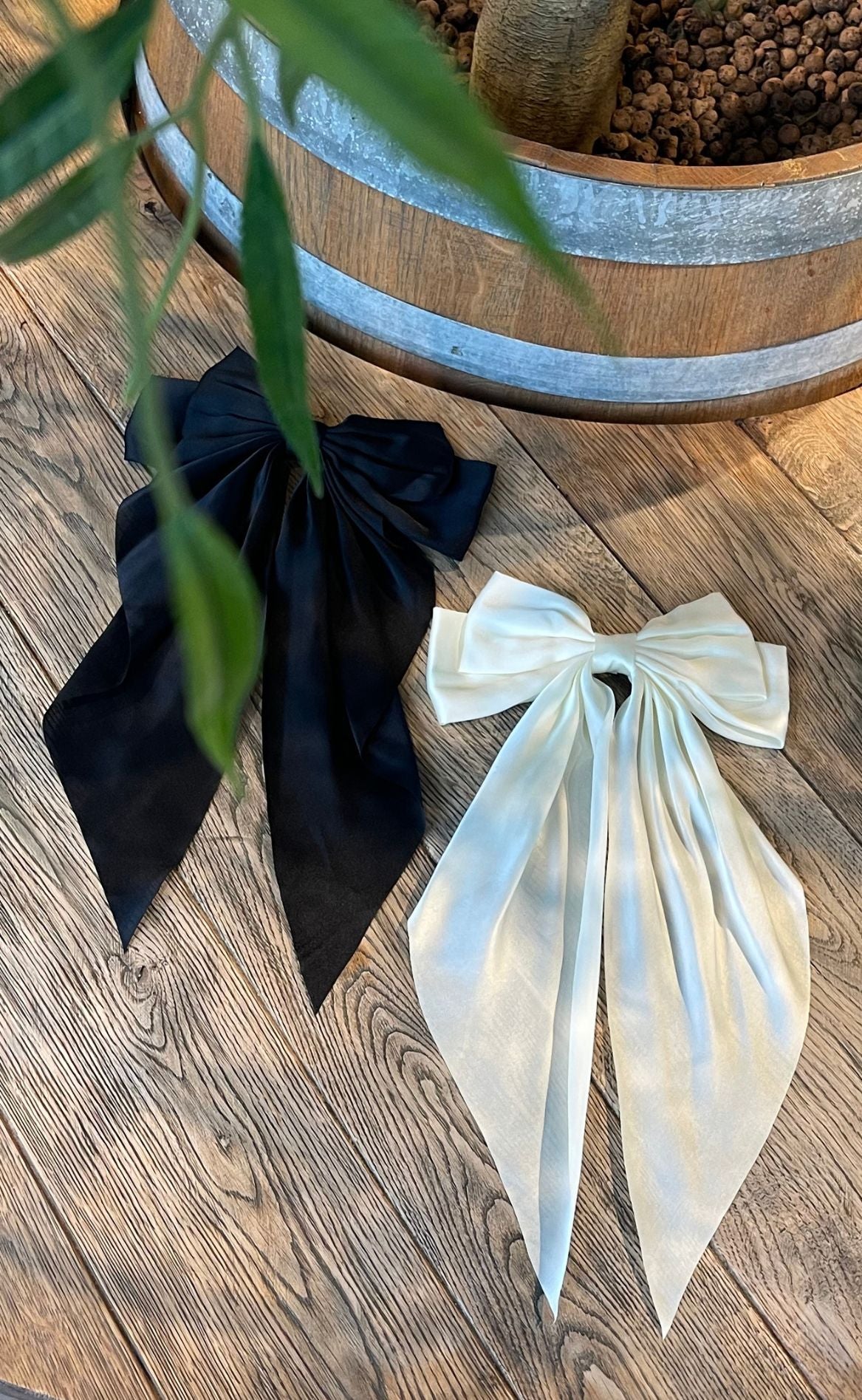 Smykkeli Copenhagen Hårpynt - Big Bow - Off White