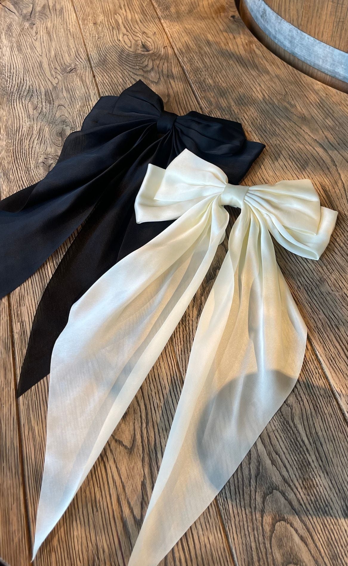 Smykkeli Copenhagen Hårpynt - Big Bow - Off White
