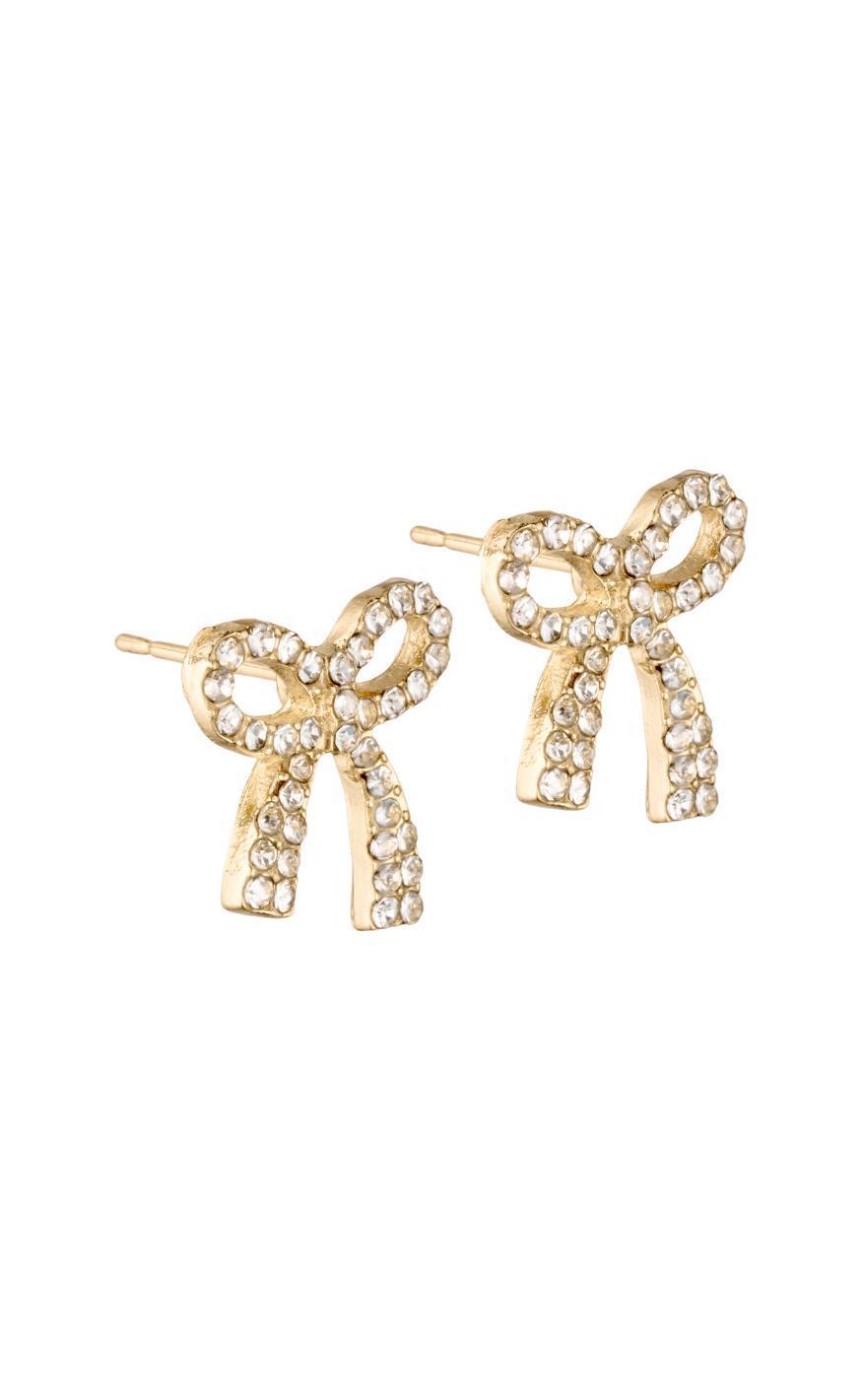 Smykkeli Copenhagen Øreringe - Nara Bow - Gold Colour