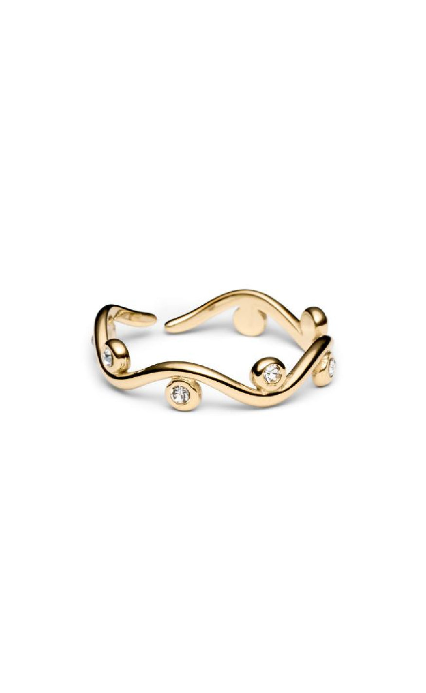 Smykkeli Copenhagen Ring - Anika - Gold Colour