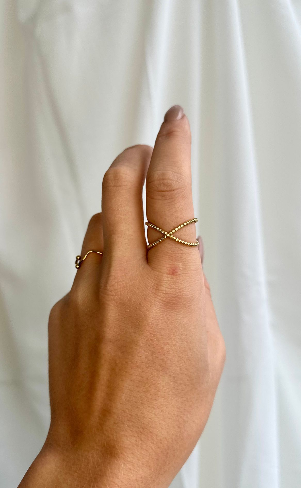 Smykkeli Copenhagen Ring - Larisa - Gold Colour