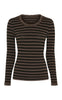 Tim & Simonsen Bluse - Isa Frida - Nero/Noce