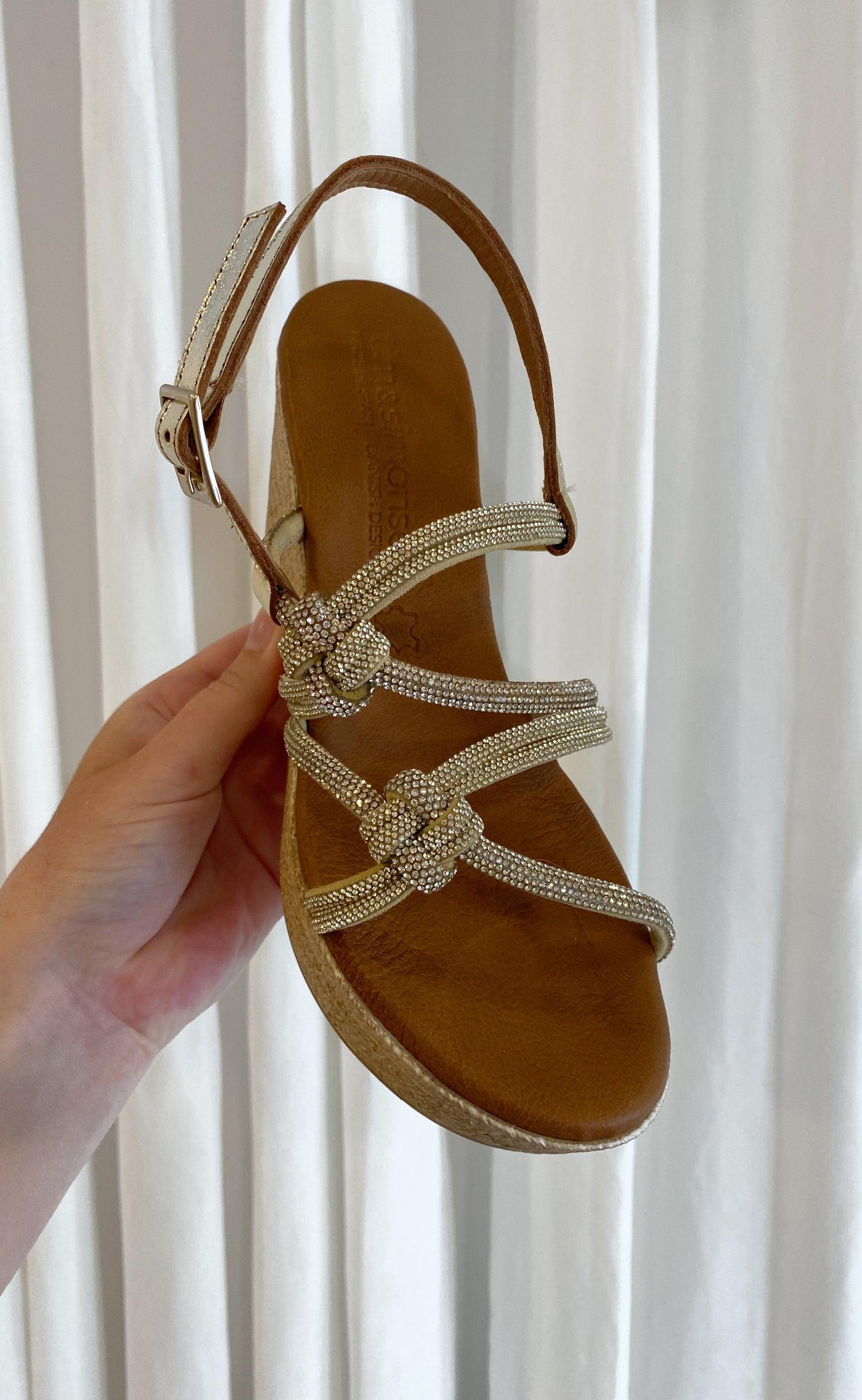 Tim & Simonsen Sandaler - Kasia - Champagne