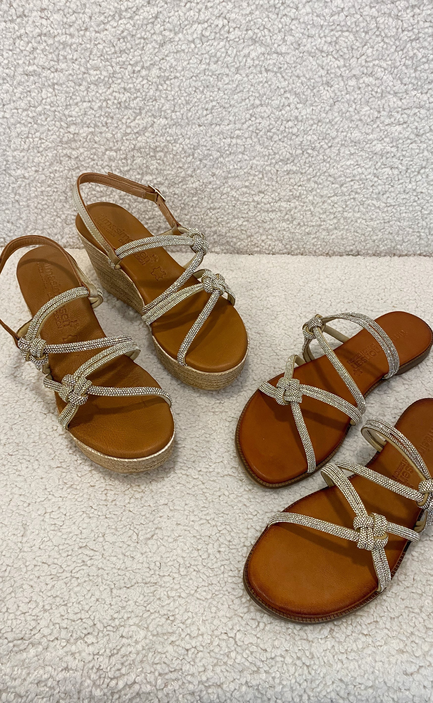 Tim & Simonsen Sandaler - Kasia - Champagne