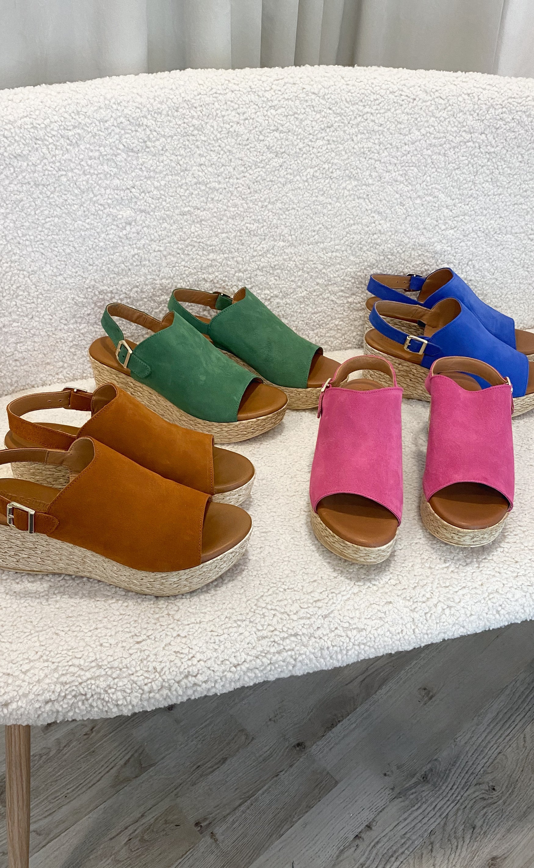 Tim & Simonsen Sandaler - Line Suede - Brandy