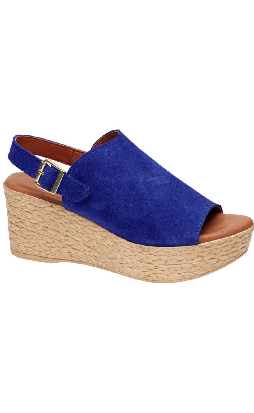 Tim & Simonsen Sandaler - Line Suede - Royal