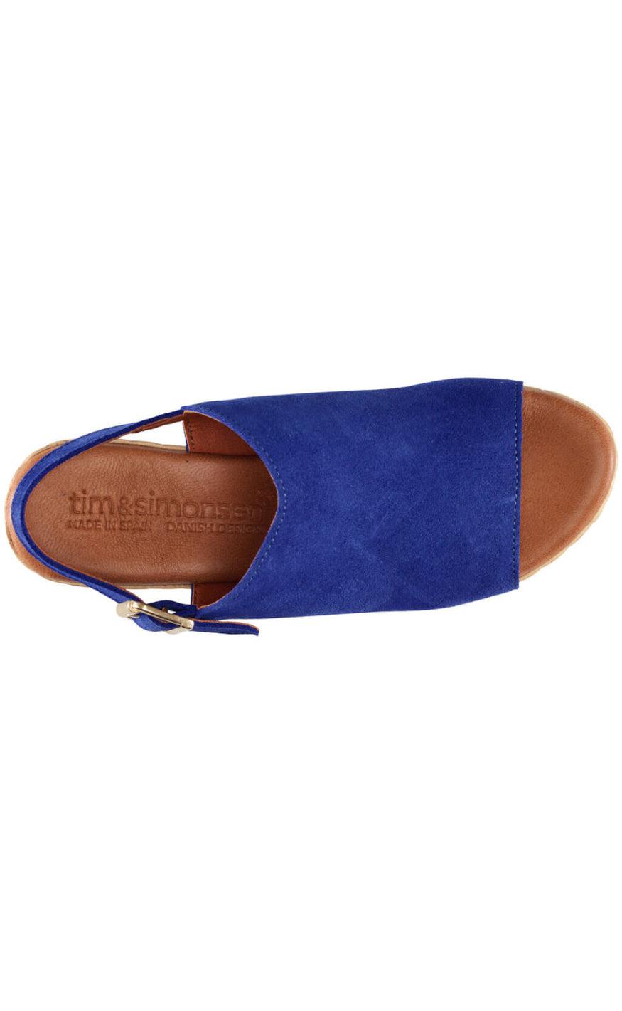 Tim & Simonsen Sandaler - Line Suede - Royal