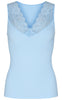 Tim & Simonsen Top - Belen V-Lace - Azzurro (vendbar)