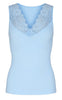 Tim & Simonsen Top - Belen V-Lace - Light blue (vendbar)