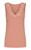 Tim & Simonsen Top - Belen V-Lace - Peach (vendbar)