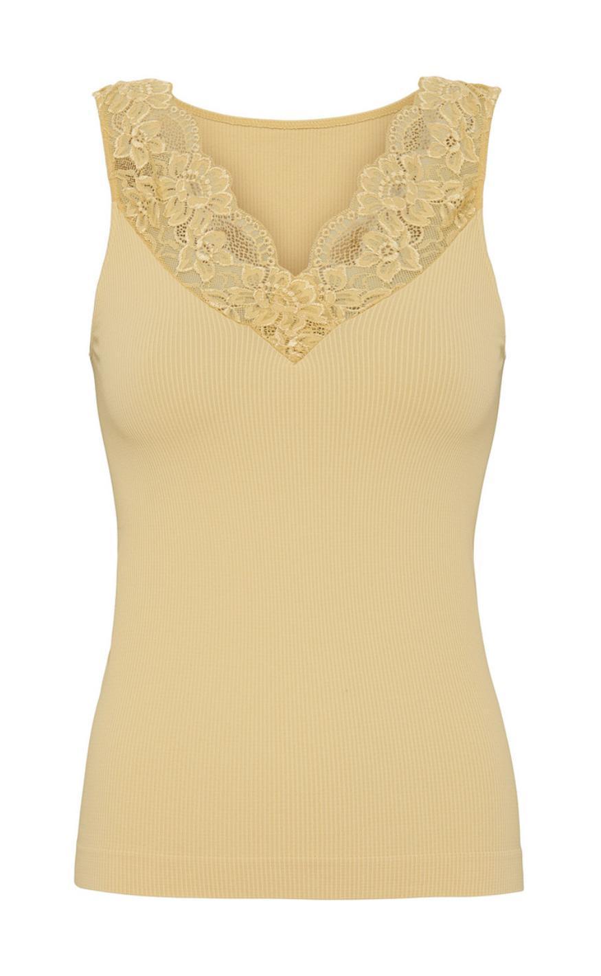Tim & Simonsen Top - Belen V-lace - Mango (vendbar)