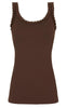 Tim & Simonsen Top - Frida Rib - Cioccolato