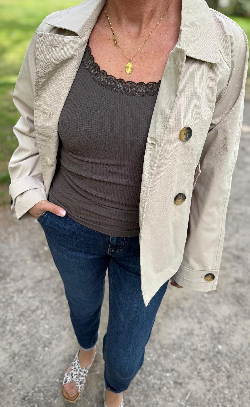 Tim & Simonsen Top - Frida Rib - Noce