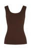 Tim & Simonsen Top - Tulle Rib - Cioccolato