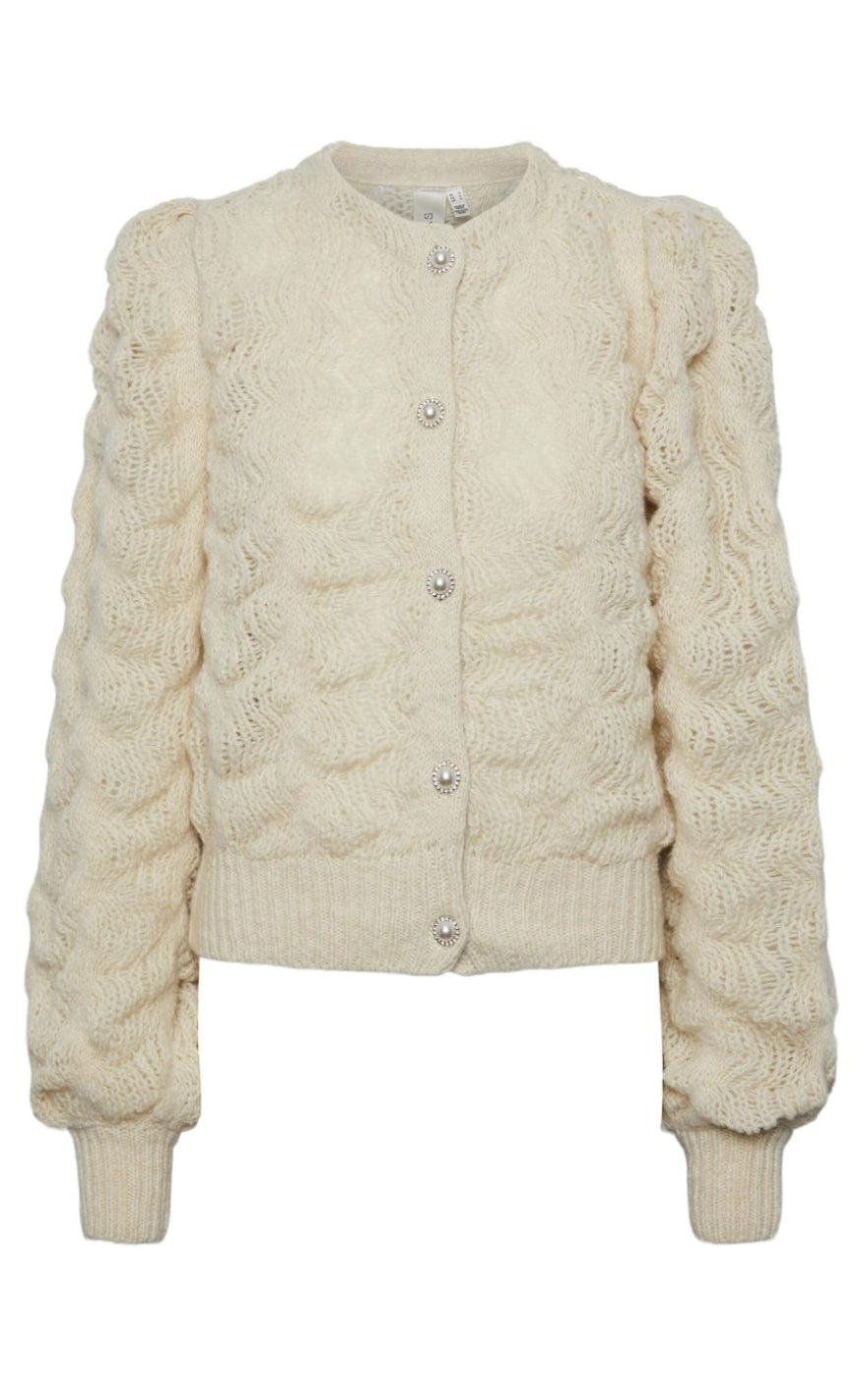 YAS Cardigan - Bubble - Birch/Melange