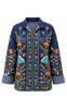 Say INA Copenhagen Jakke - Abella - Dark Blue W. Colorful Embroidery