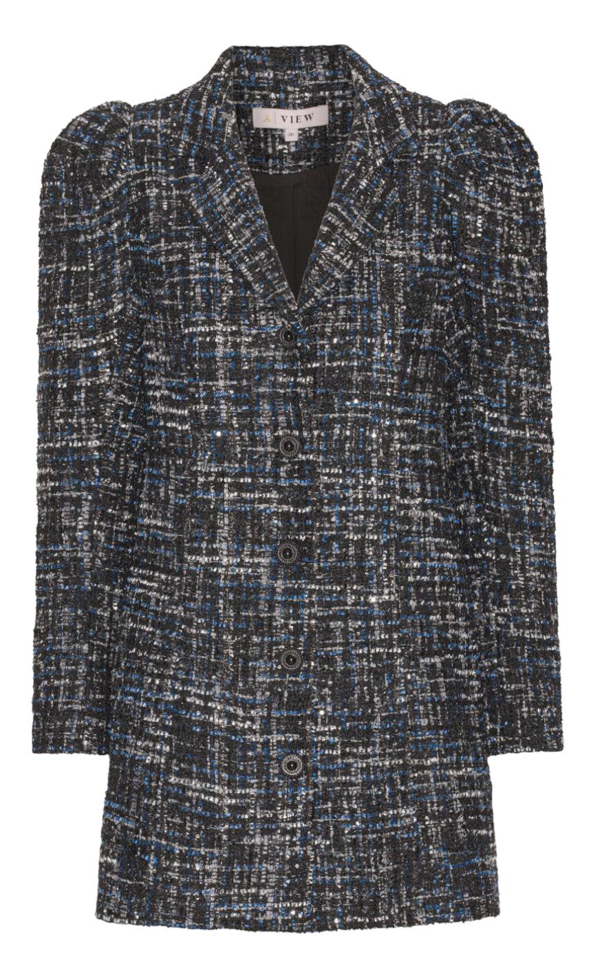 A-View Blazer - Carly Bouchle - Black/blue