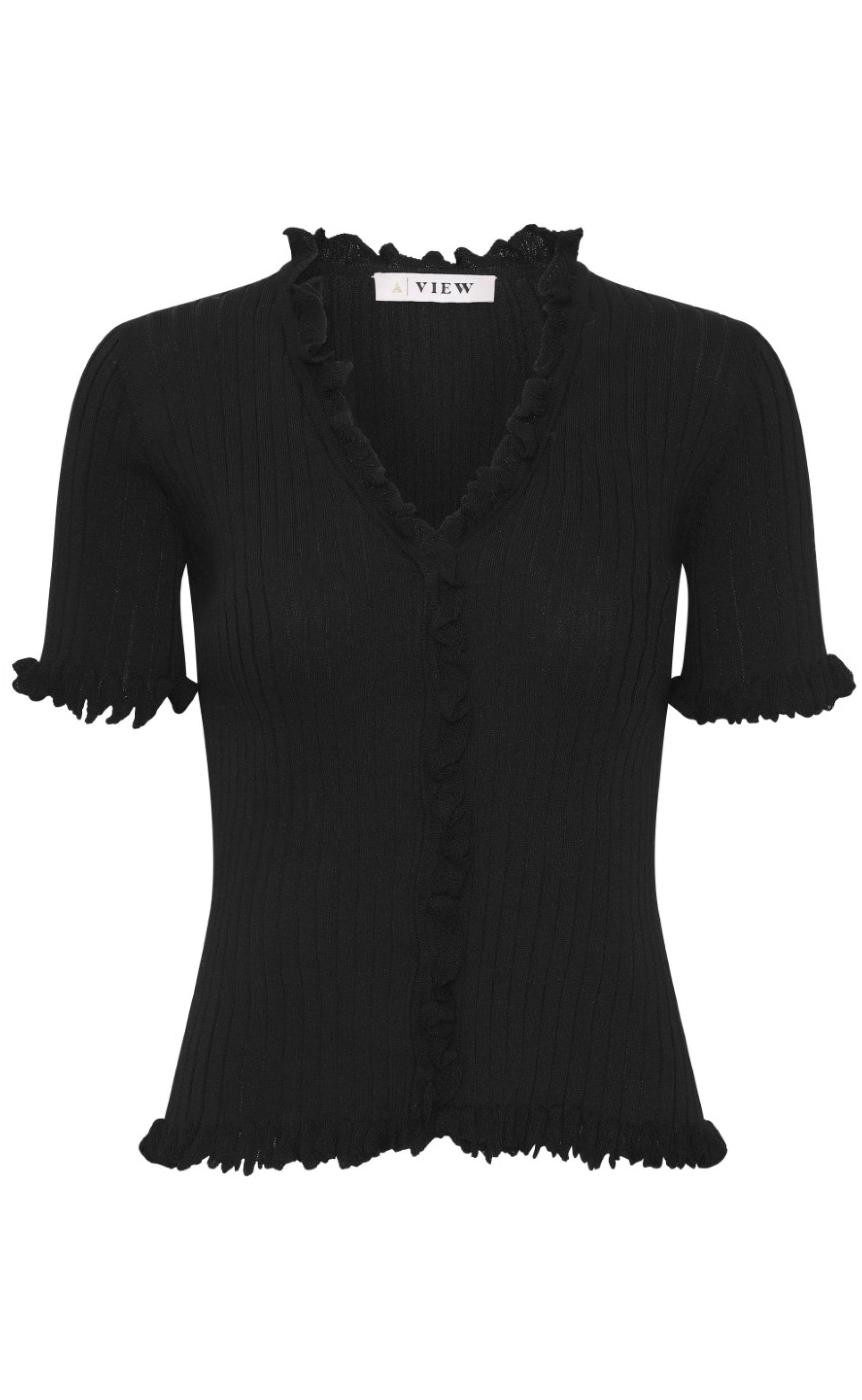 A-View Bluse - Fabia - Black