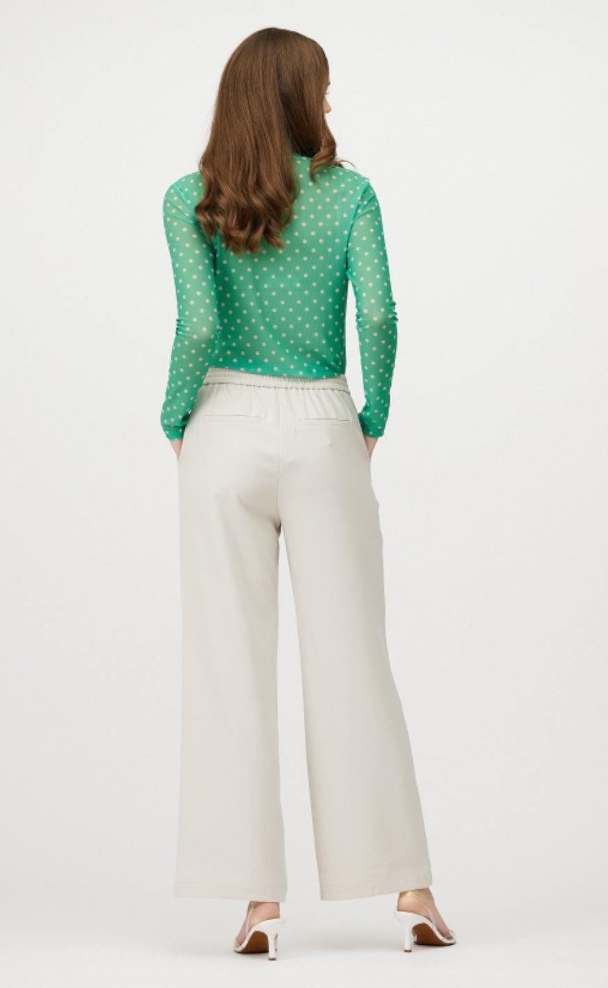 A-View Bluse - Silke Mesh - Green