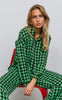 A-View Bluse - Simone - Black/Green
