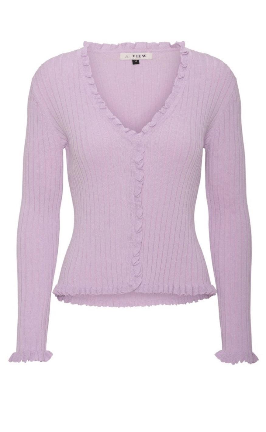A-View Cardigan - Fabian - Purple