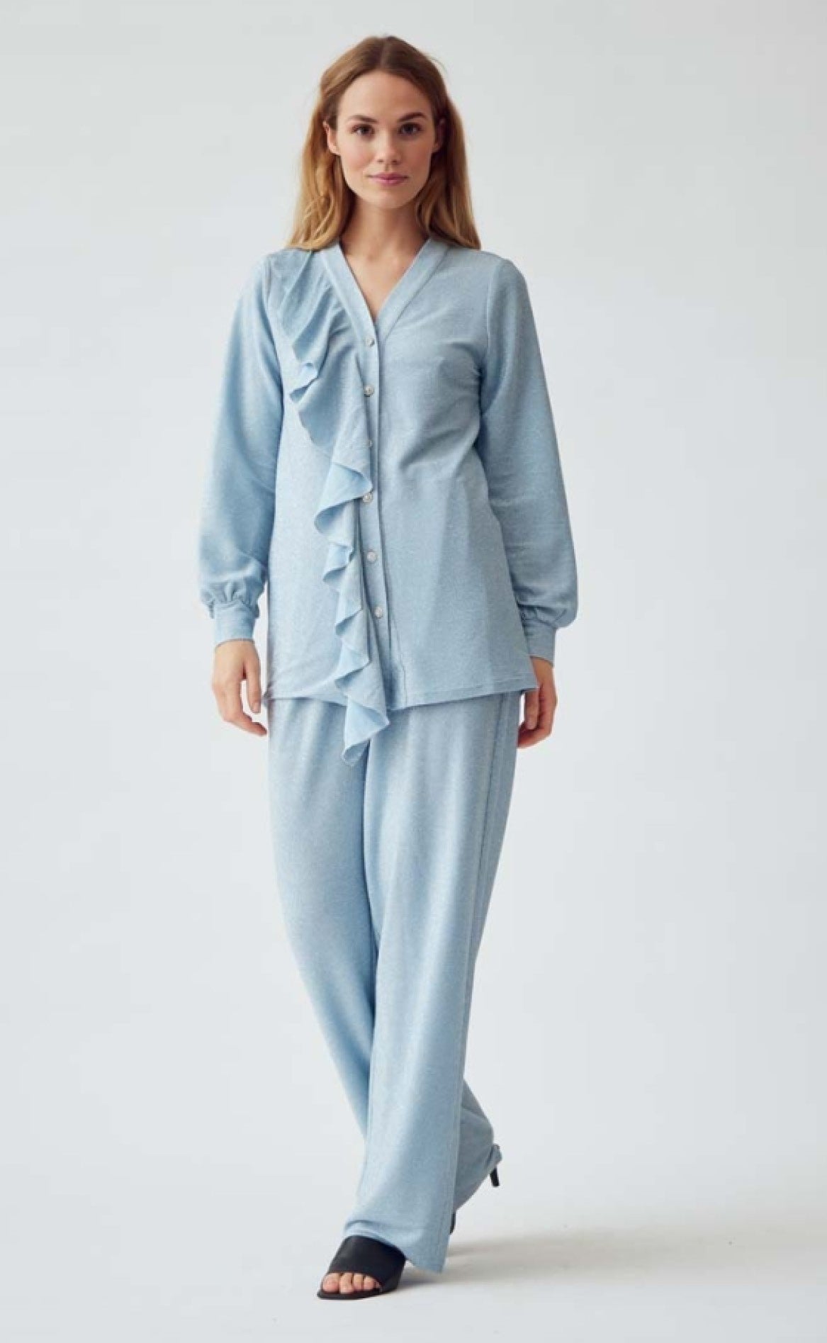 A-View Long Shirt - Poxy - Light Blue