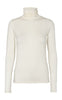 Basic Apparel Bluse - Joline T-neck - Off White