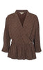 Basic Apparel Bluse - Laurel - Pixel Print Carafe