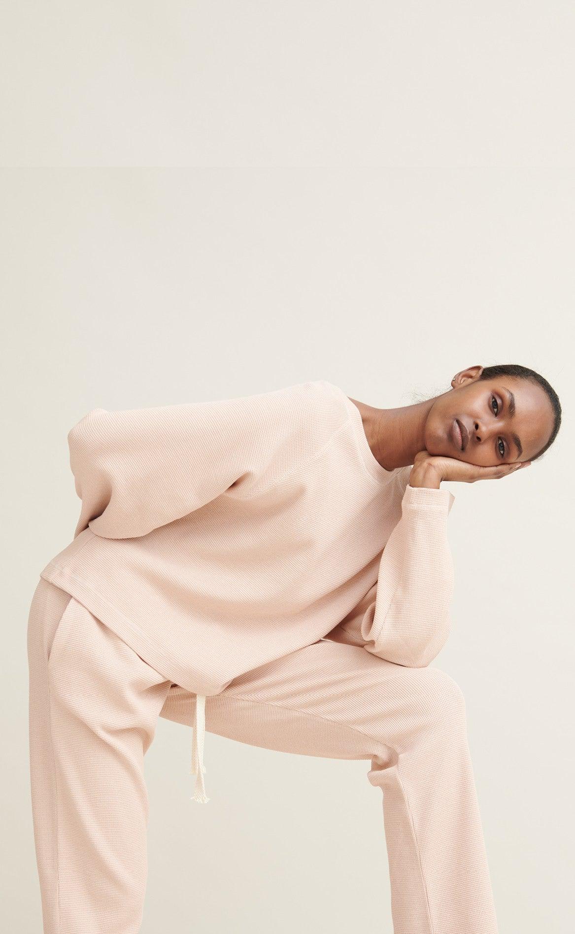 Basic Apparel Bukser - Barbara - Rose Dust