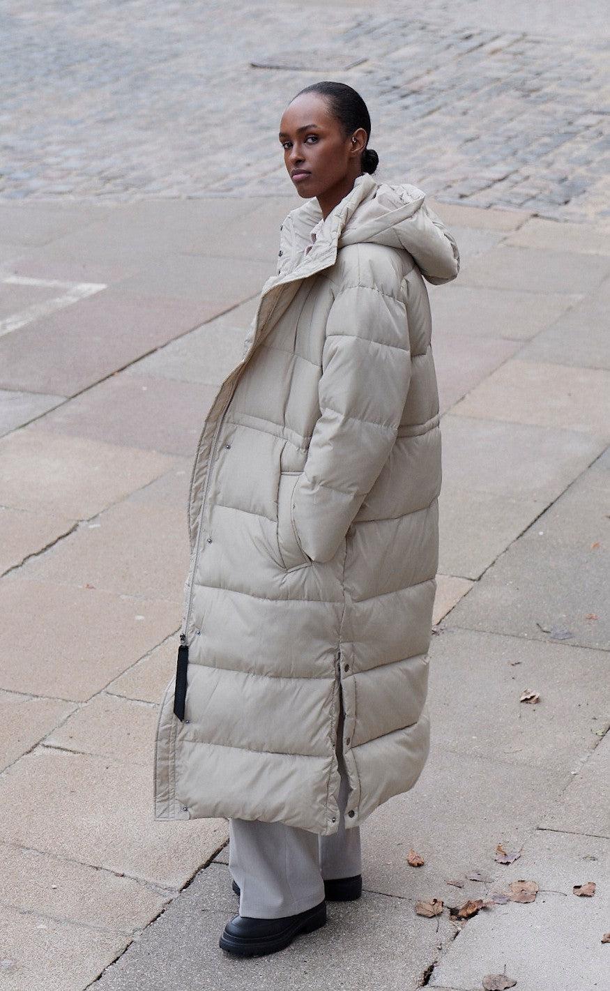 Basic Apparel Jakke - Dagmar Coat - Moss Gray