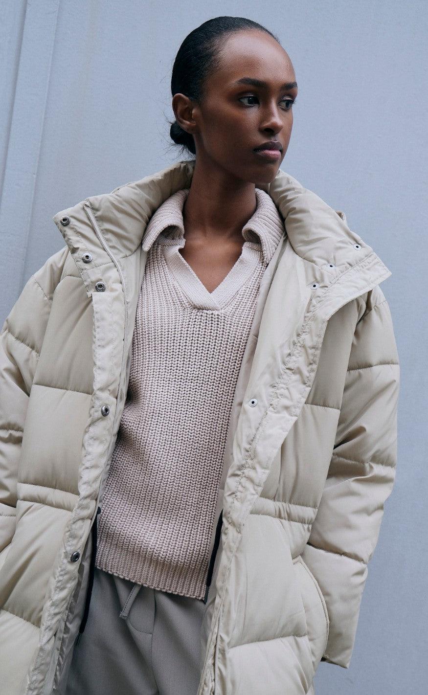 Basic Apparel Jakke - Dagmar Coat - Moss Gray