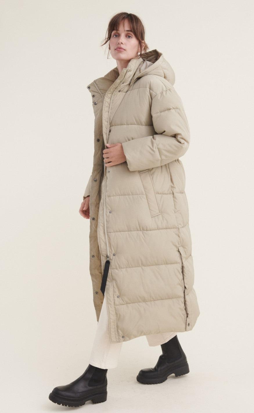 Basic Apparel Jakke - Dagmar Coat - Moss Gray