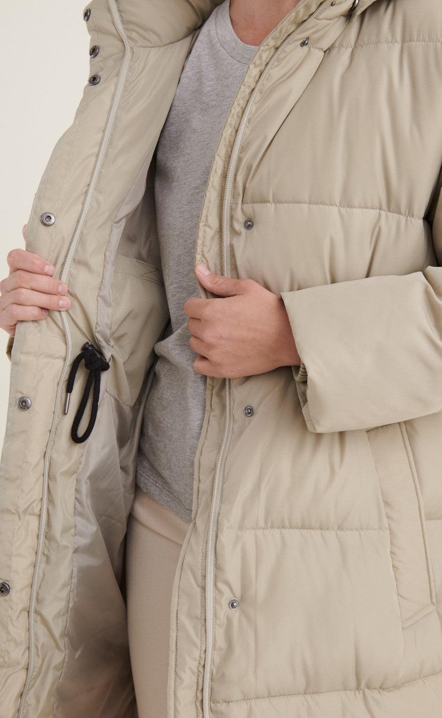 Basic Apparel Jakke - Dagmar Coat - Moss Gray