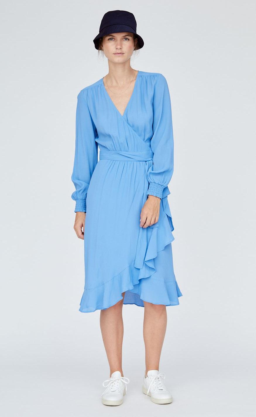 Basic Apparel Kjole - Nilla - Azure Blue