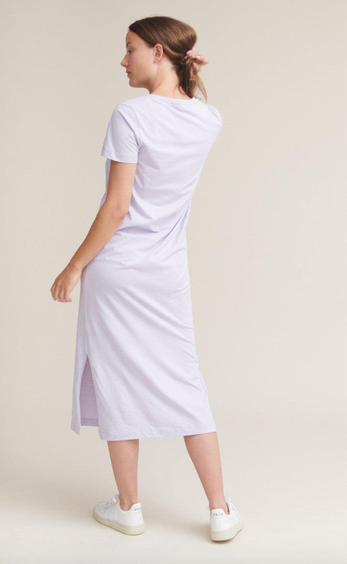 Basic Apparel Kjole - Rebekka - Purple Heather