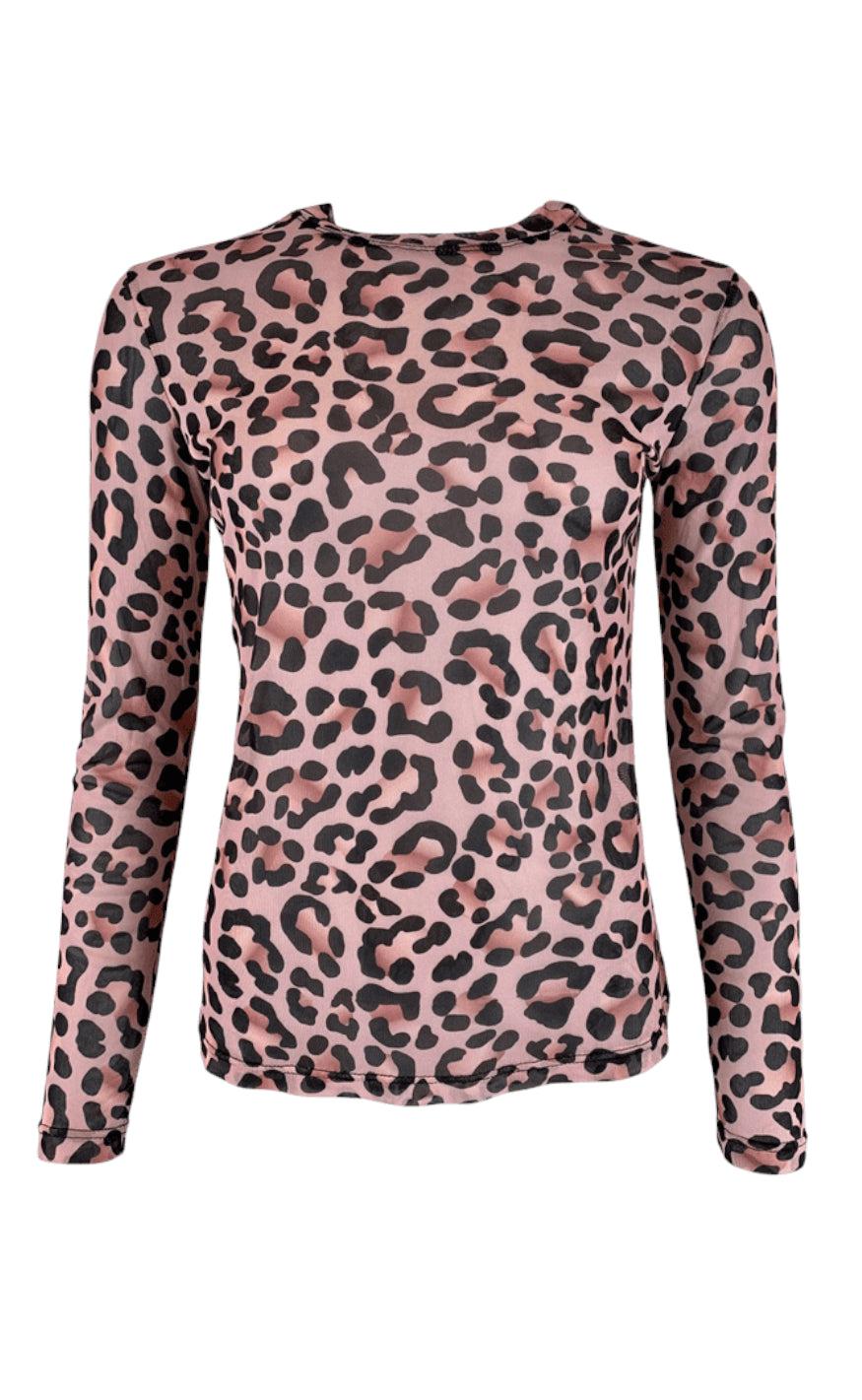 Black Colour Bluse - Annie Mesh - Rose Leo