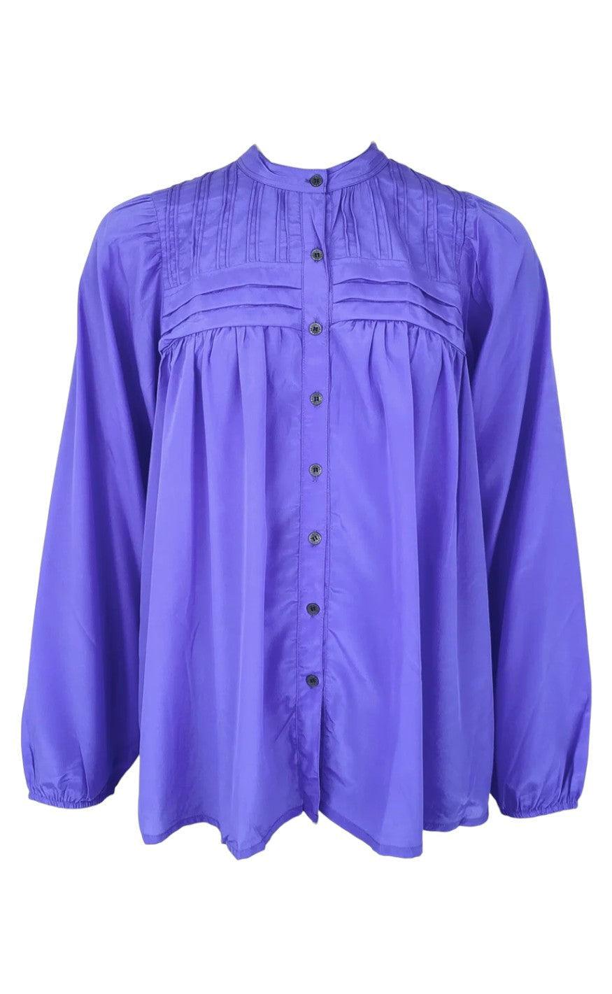 Black Colour Bluse - Luna Bao - Electric Blue