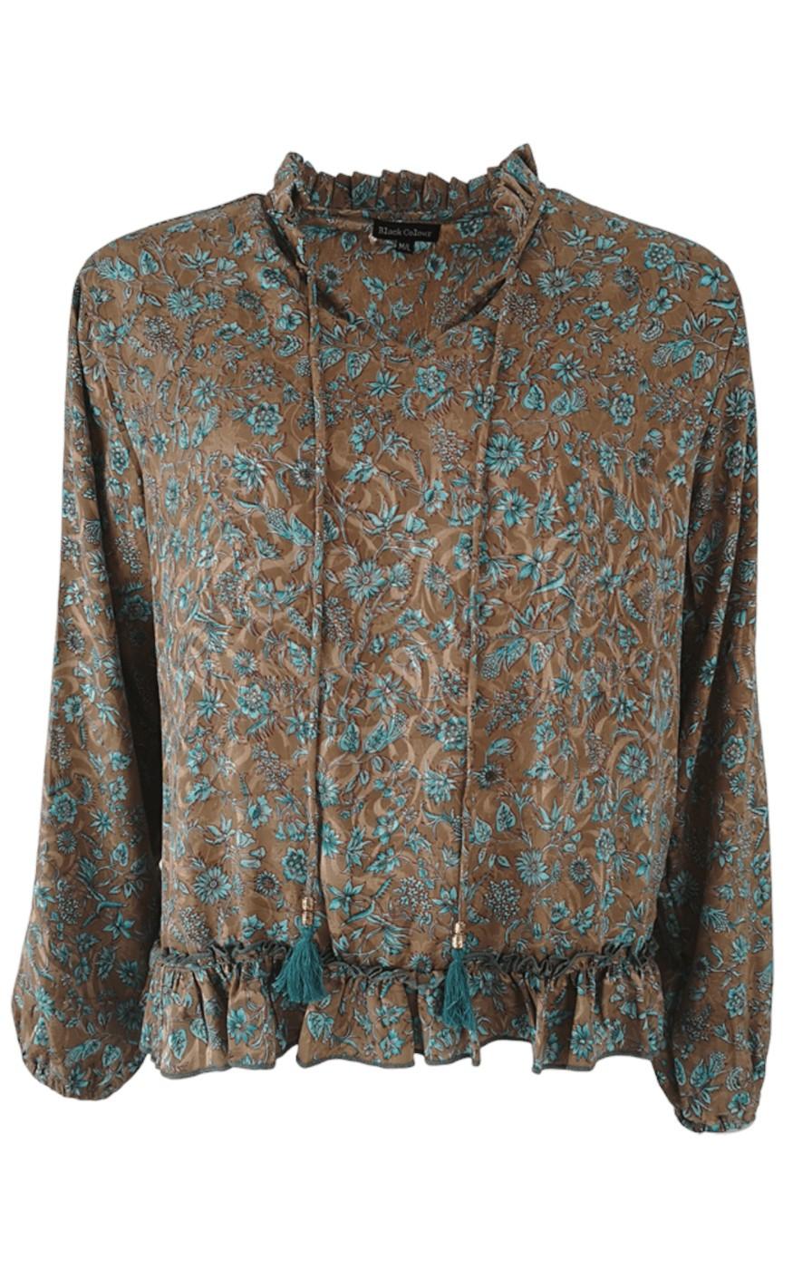 Black Colour Bluse - Luna Ray - Poetry Mint