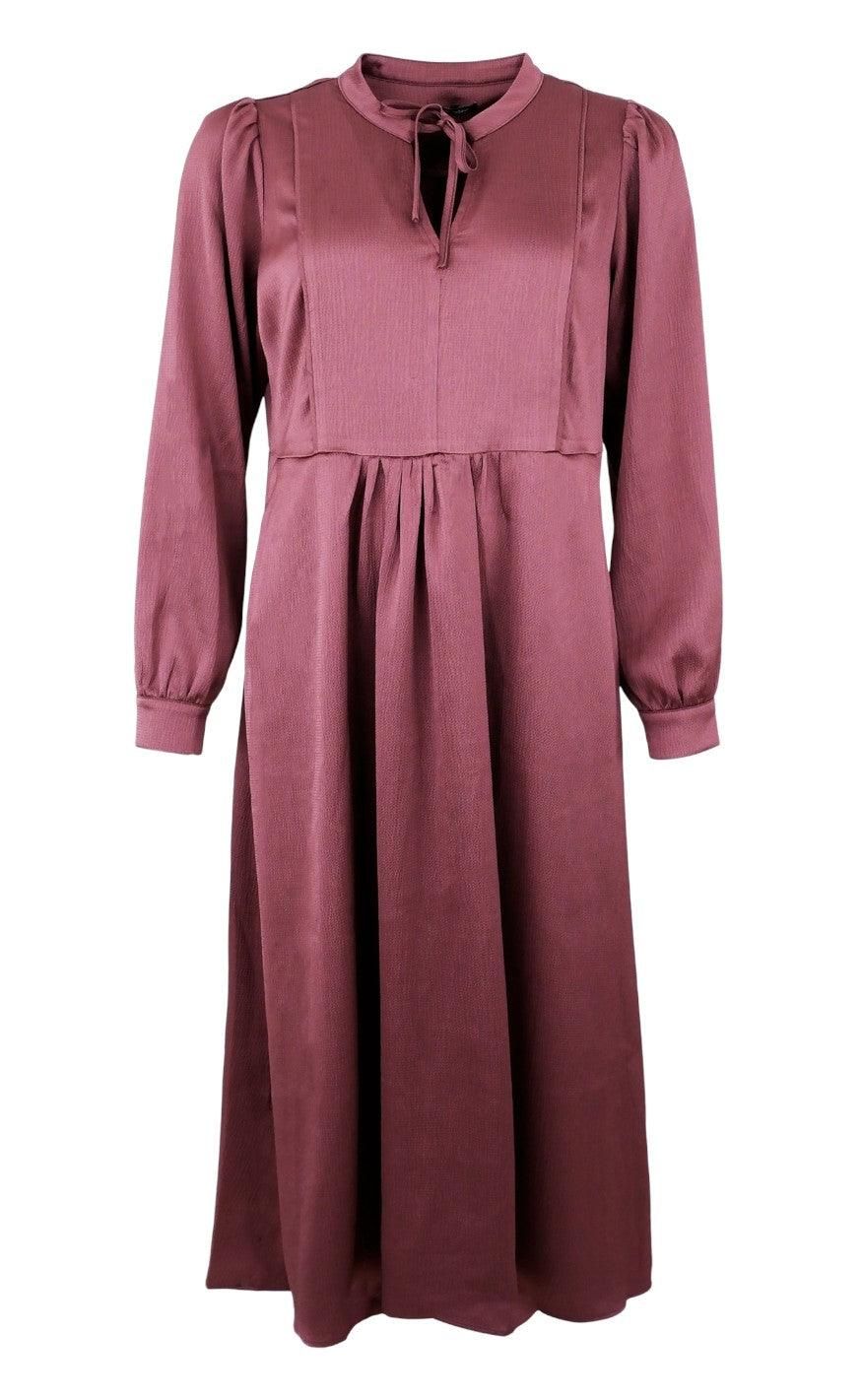 Black Colour Kjole - Laurine - Plum