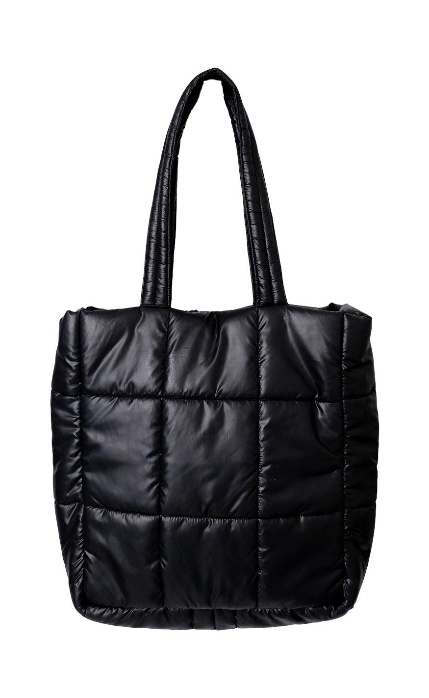 Black Colour Shopper - Lucky - Black