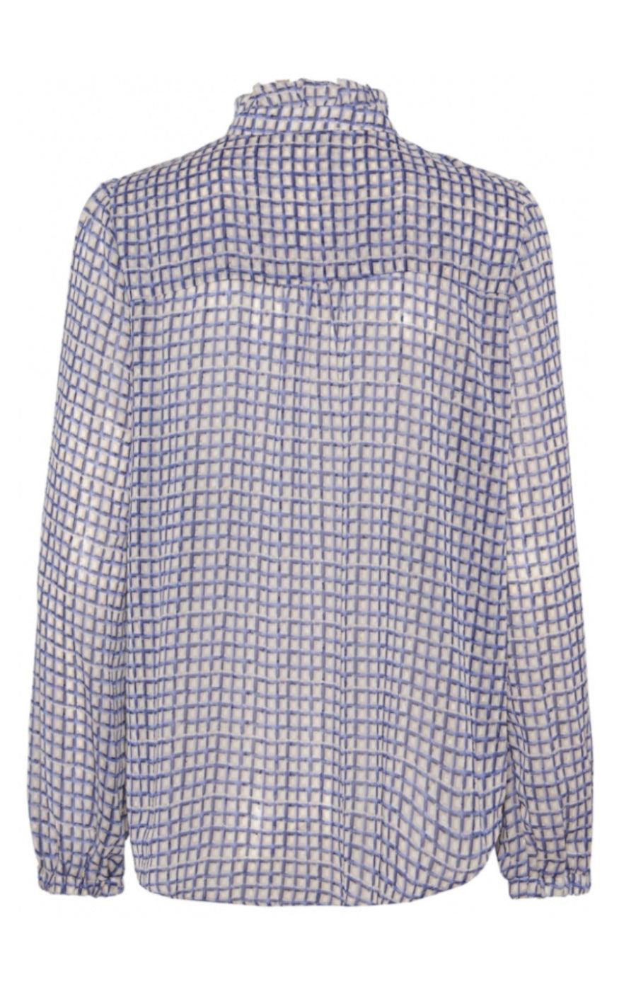 Continue Bluse - Agnes Tern - Blue