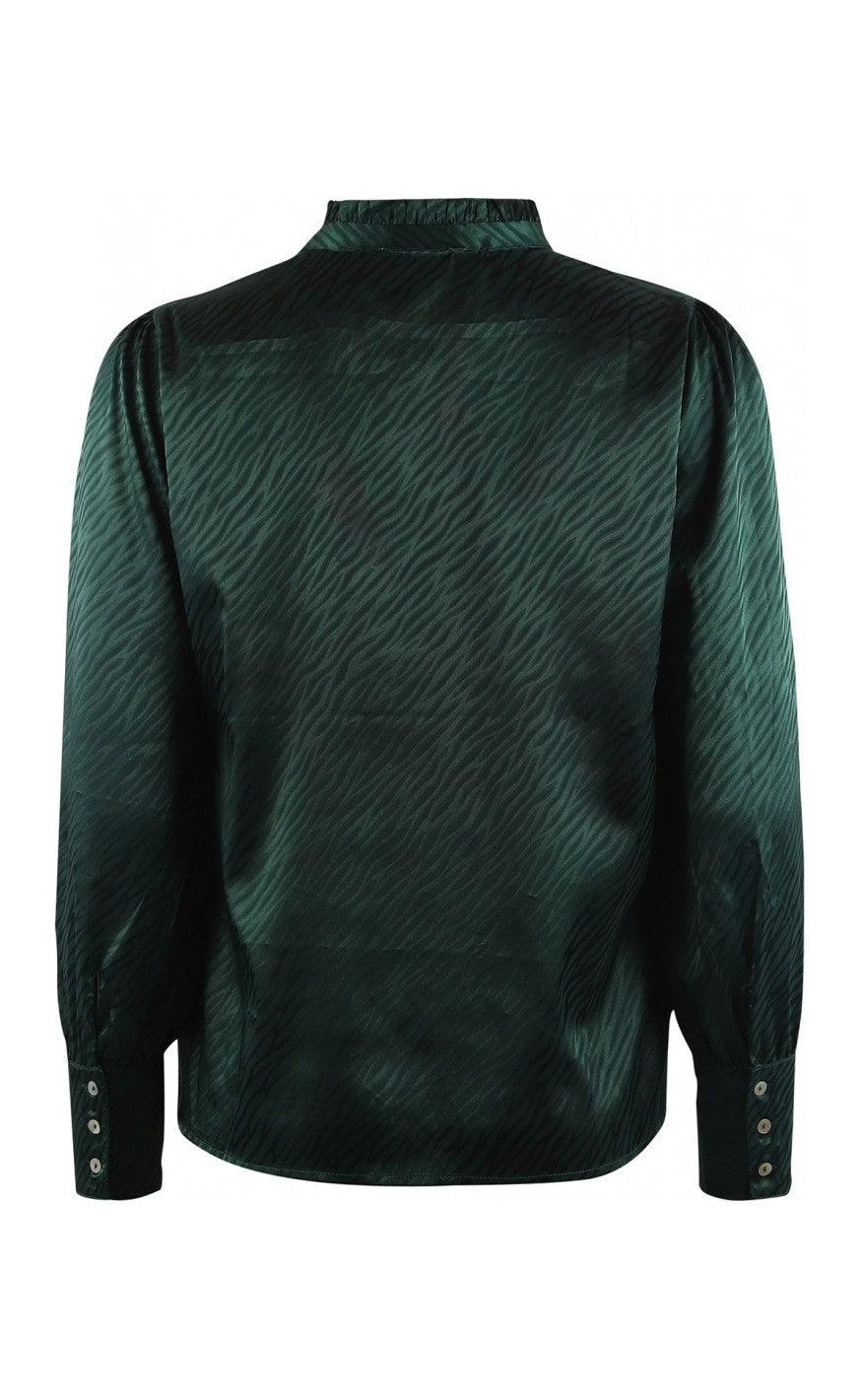 Continue Bluse - Alexandra - Bottlegreen