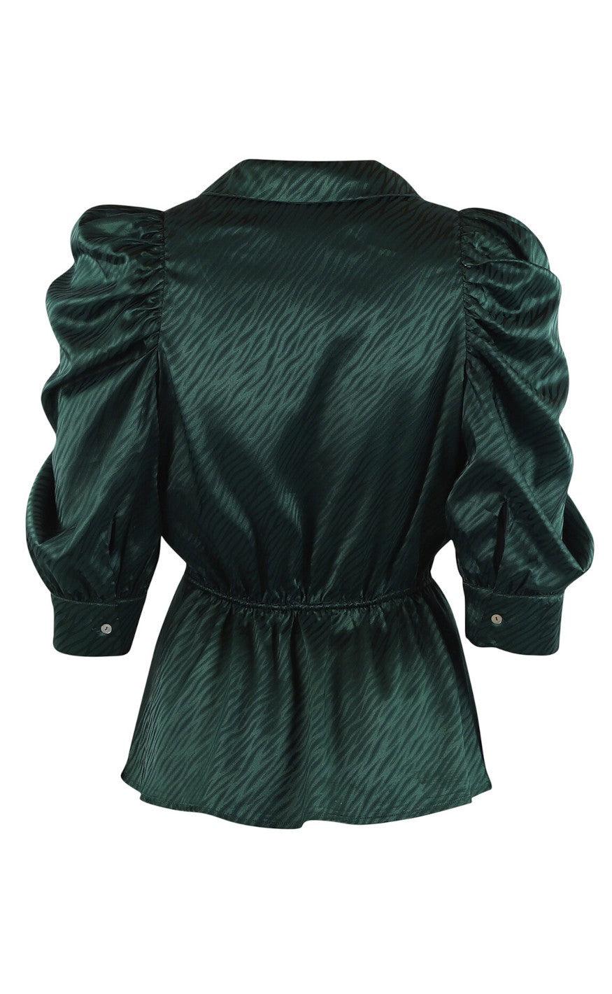Continue Bluse - Cita - Bottlegreen