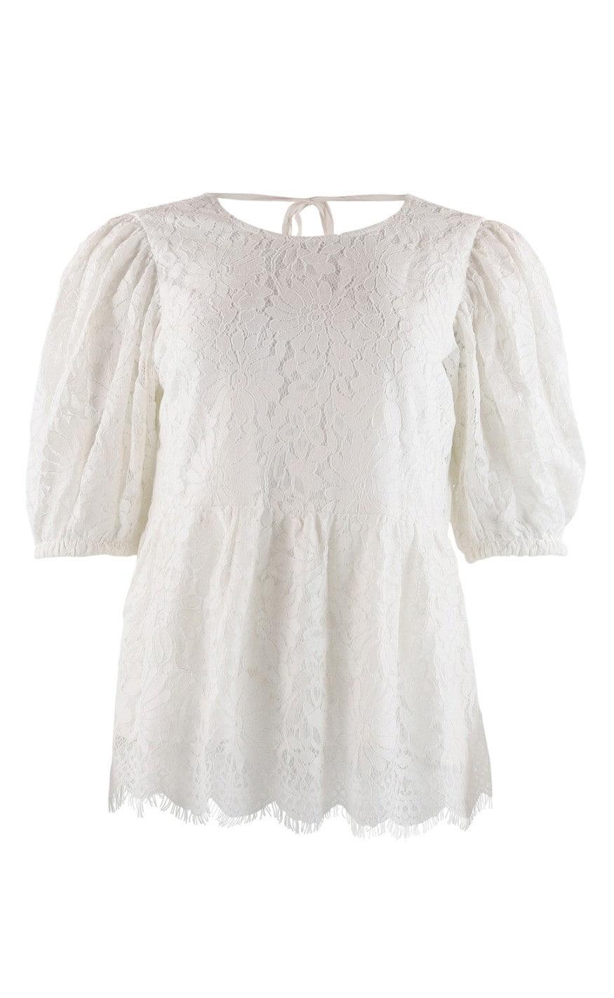 Continue Bluse - Dealace - White