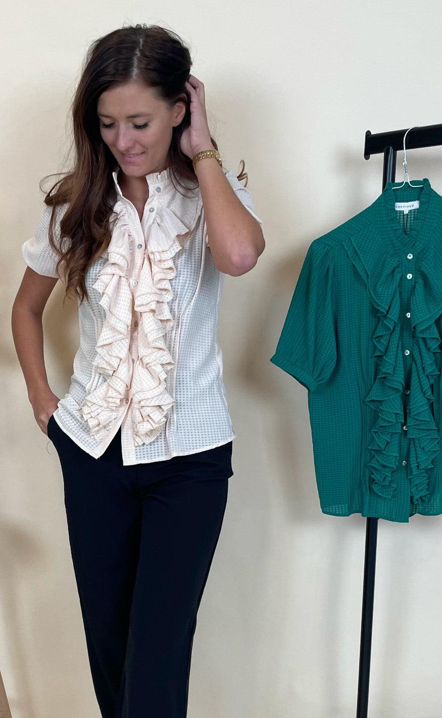 Continue Bluse - Frida - Sand